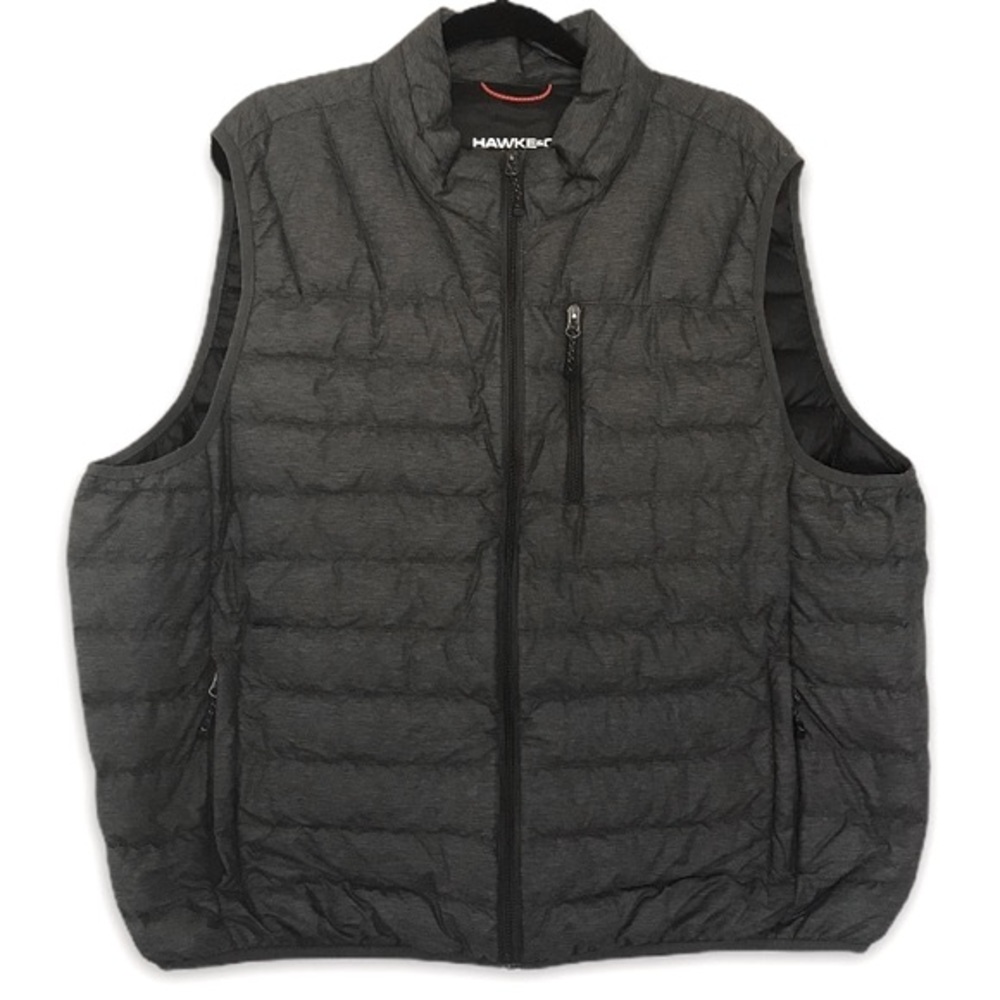 Hawke & Co. Sport Charcoal Duck Down Packable Puffer Vest